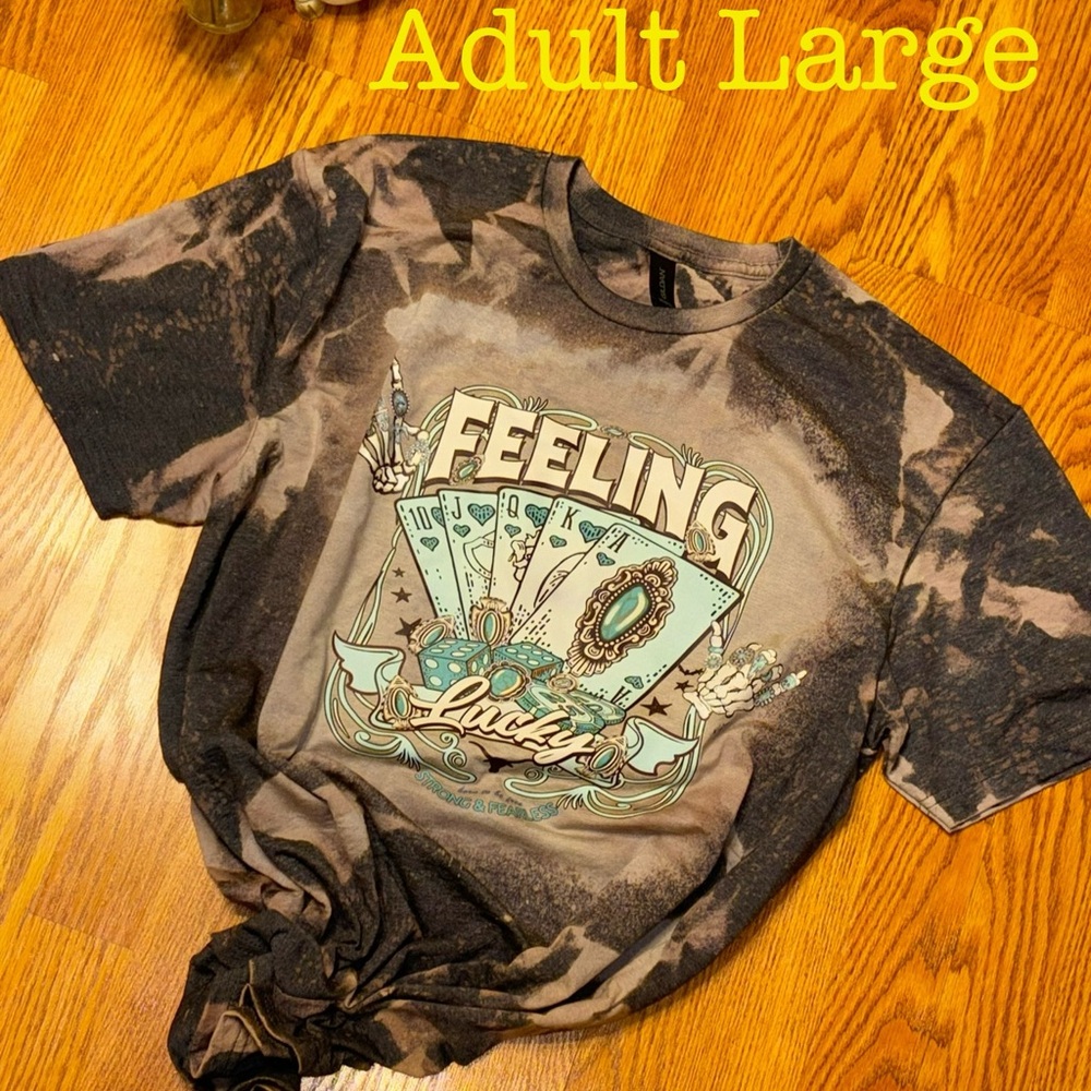 Feeling Lucky Graphic Tee - Black